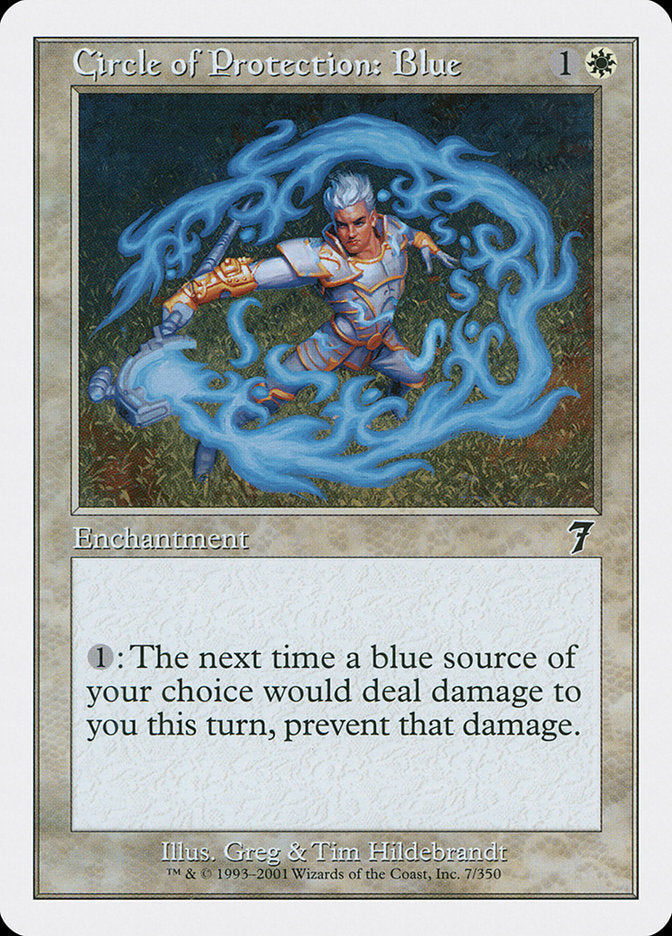 Circle of Protection: Blue [Seventh Edition] | Play N Trade Winnipeg