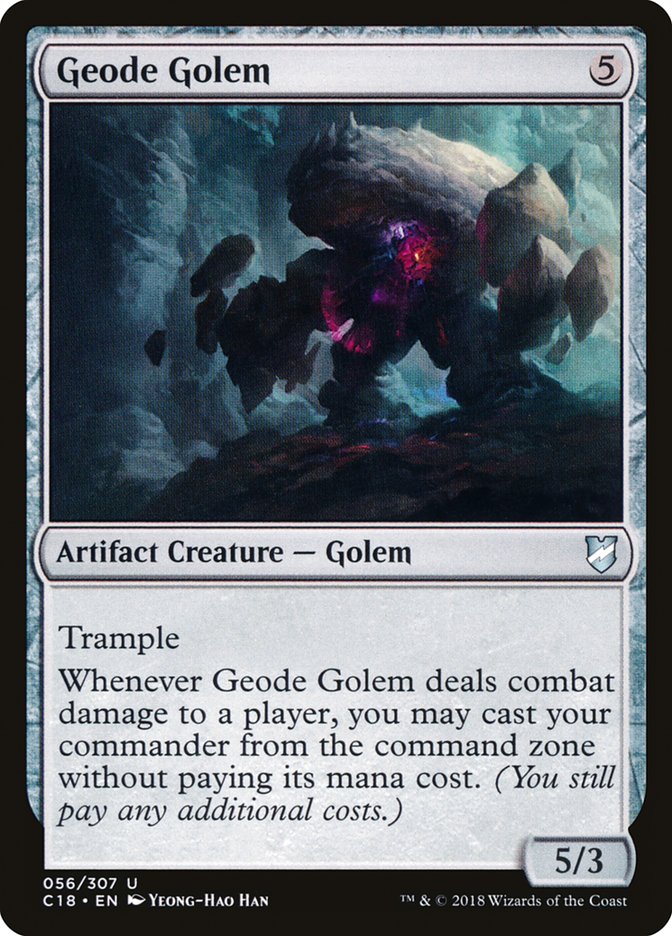 Geode Golem [Commander 2018] | Play N Trade Winnipeg