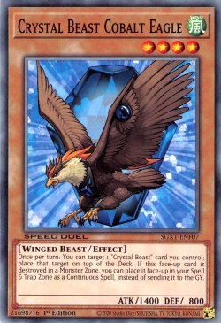 Crystal Beast Cobalt Eagle [SGX1-ENF07] Common | Play N Trade Winnipeg