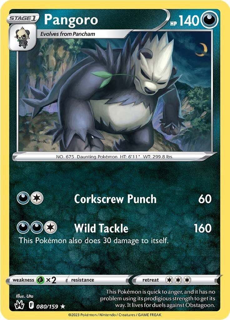 Pangoro (080/159) [Sword & Shield: Crown Zenith] | Play N Trade Winnipeg