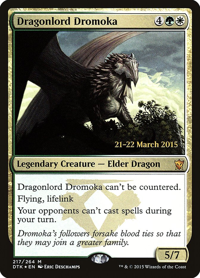 Dragonlord Dromoka  [Dragons of Tarkir Prerelease Promos] | Play N Trade Winnipeg