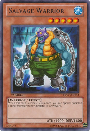 Salvage Warrior [EXVC-EN003] Rare | Play N Trade Winnipeg