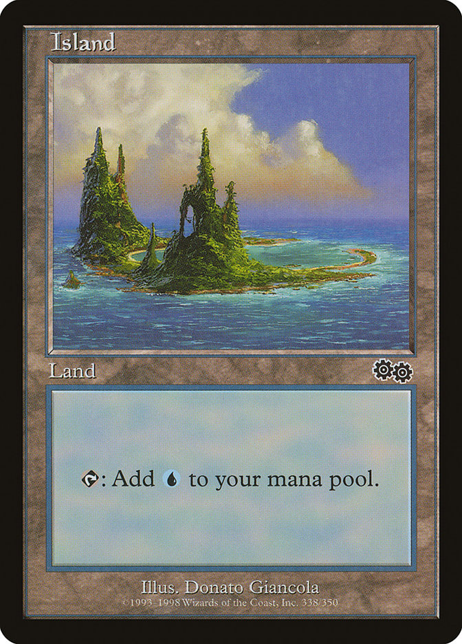 Island (338) [Urza's Saga] | Play N Trade Winnipeg