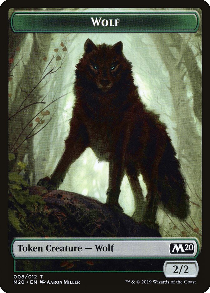 Wolf [Core Set 2020 Tokens] | Play N Trade Winnipeg