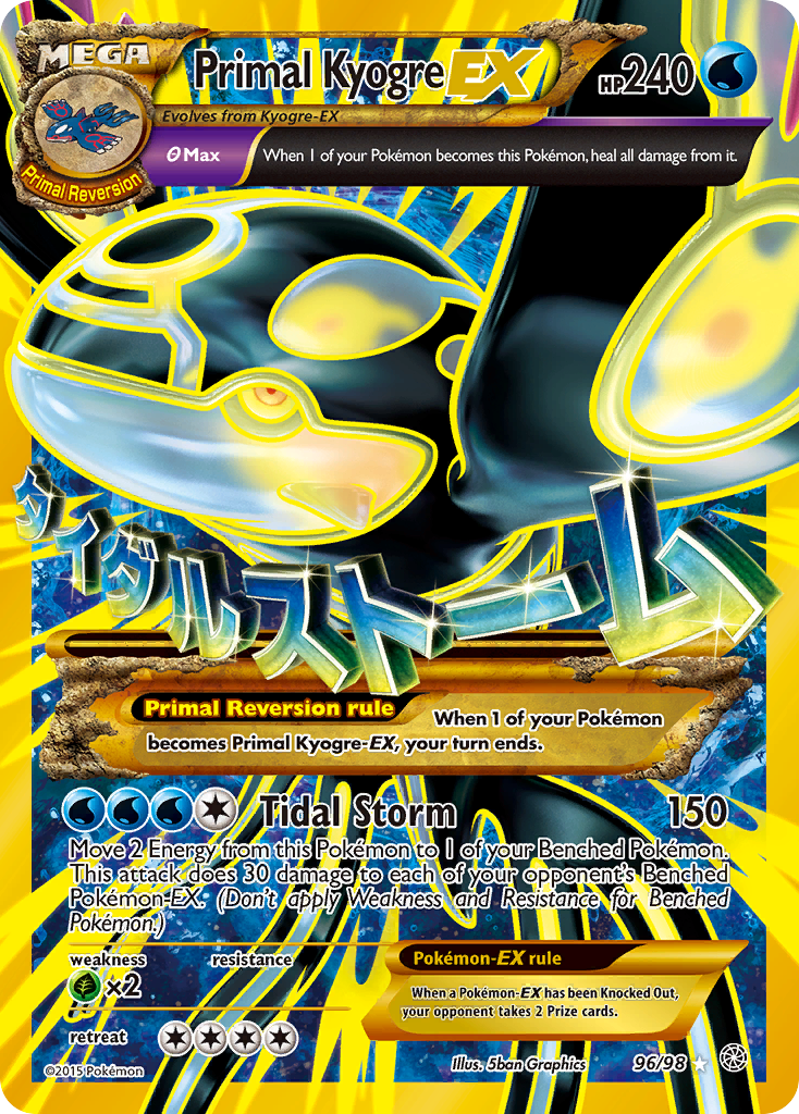 Primal Kyogre EX (96/98) [XY: Ancient Origins] | Play N Trade Winnipeg