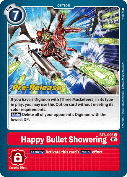 Happy Bullet Showering [BT6-095] [Double Diamond Pre-Release Cards] | Play N Trade Winnipeg