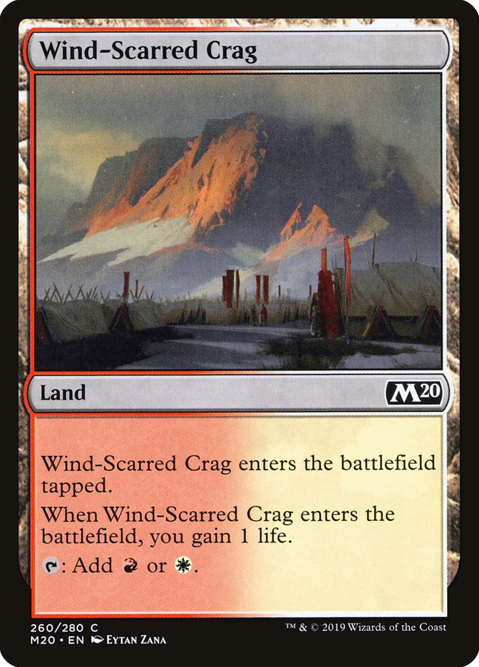 Wind-Scarred Crag [Core Set 2020] | Play N Trade Winnipeg