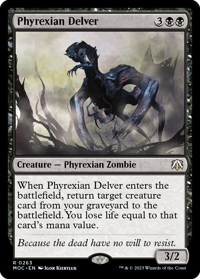 Phyrexian Delver [March of the Machine Commander] | Play N Trade Winnipeg