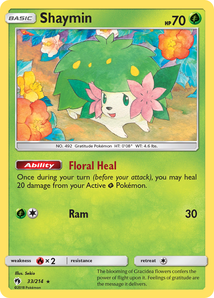 Shaymin (33/214) [Sun & Moon: Lost Thunder] | Play N Trade Winnipeg