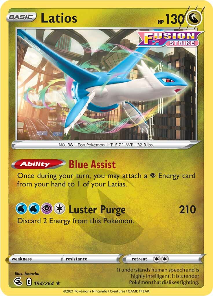 Latios (194/264) [Sword & Shield: Fusion Strike] | Play N Trade Winnipeg