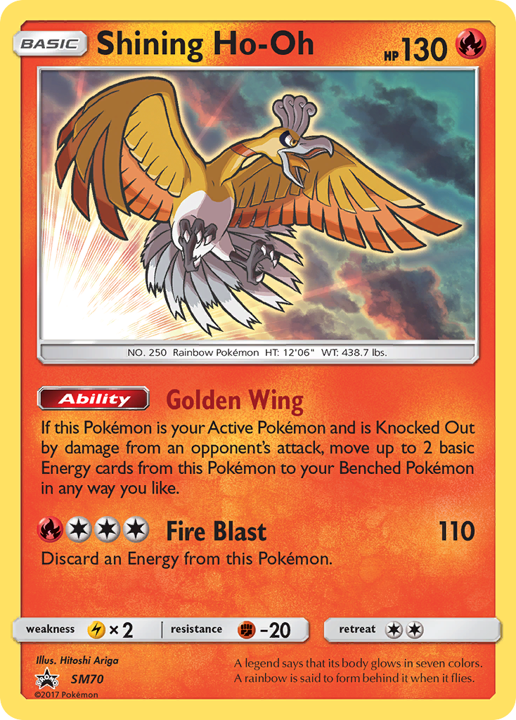 Shining Ho-Oh (SM70) [Sun & Moon: Black Star Promos] | Play N Trade Winnipeg