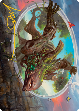 Gaea's Will Art Card (Gold-Stamped Signature) [Modern Horizons 2 Art Series] | Play N Trade Winnipeg