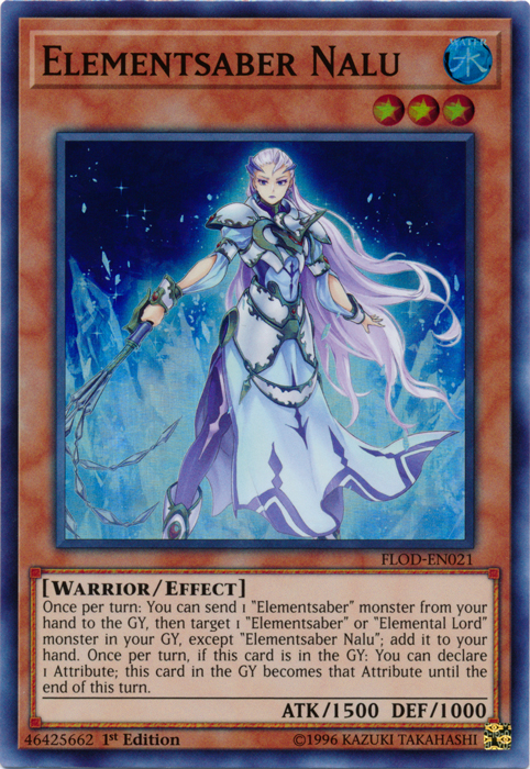 Elementsaber Nalu [FLOD-EN021] Super Rare | Play N Trade Winnipeg