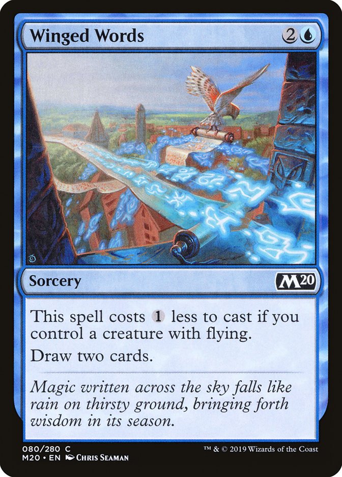 Winged Words [Core Set 2020] | Play N Trade Winnipeg