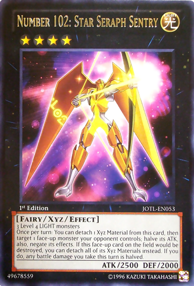 Number 102: Star Seraph Sentry [JOTL-EN053] Rare | Play N Trade Winnipeg