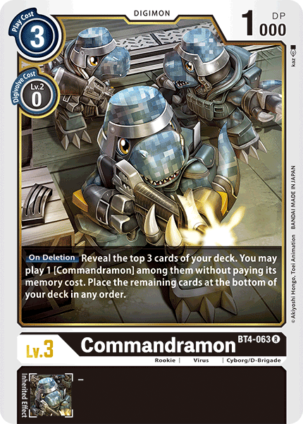 Commandramon [BT4-063] [Great Legend] | Play N Trade Winnipeg