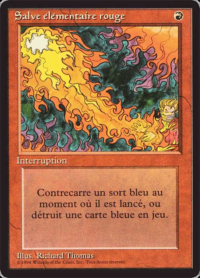 Red Elemental Blast [Foreign Black Border] | Play N Trade Winnipeg