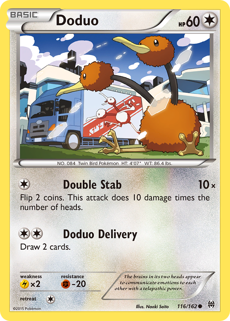 Doduo (116/162) [XY: BREAKthrough] | Play N Trade Winnipeg