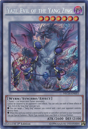 Yazi, Evil of the Yang Zing [NECH-EN051] Secret Rare | Play N Trade Winnipeg