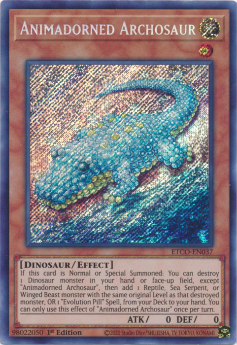 Animadorned Archosaur [ETCO-EN037] Secret Rare | Play N Trade Winnipeg