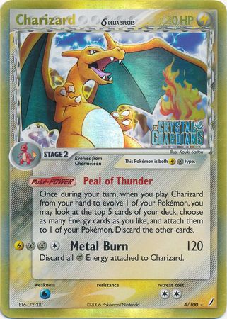 Charizard (4/100) (Delta Species) (Stamped) [EX: Crystal Guardians] | Play N Trade Winnipeg