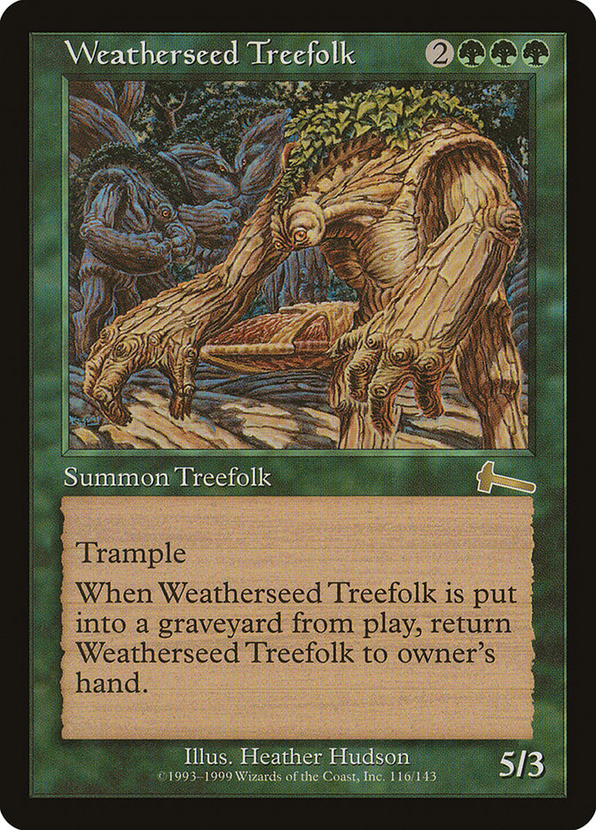 Weatherseed Treefolk [Urza's Legacy] | Play N Trade Winnipeg