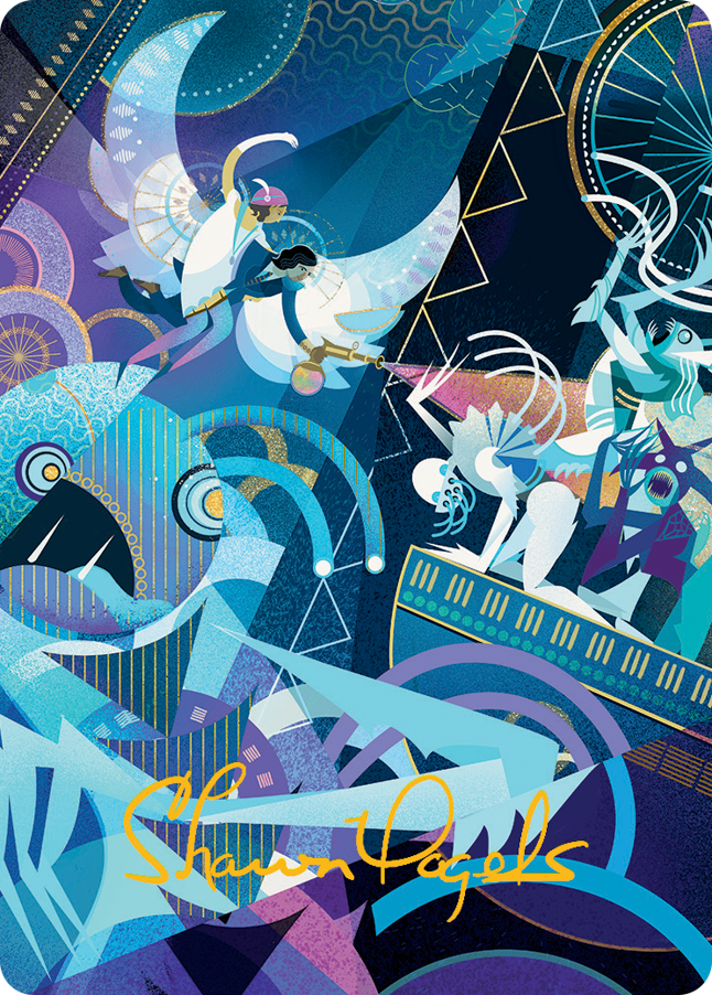 Errant and Giada Art Card (Gold-Stamped Signature) [March of the Machine Art Series] | Play N Trade Winnipeg