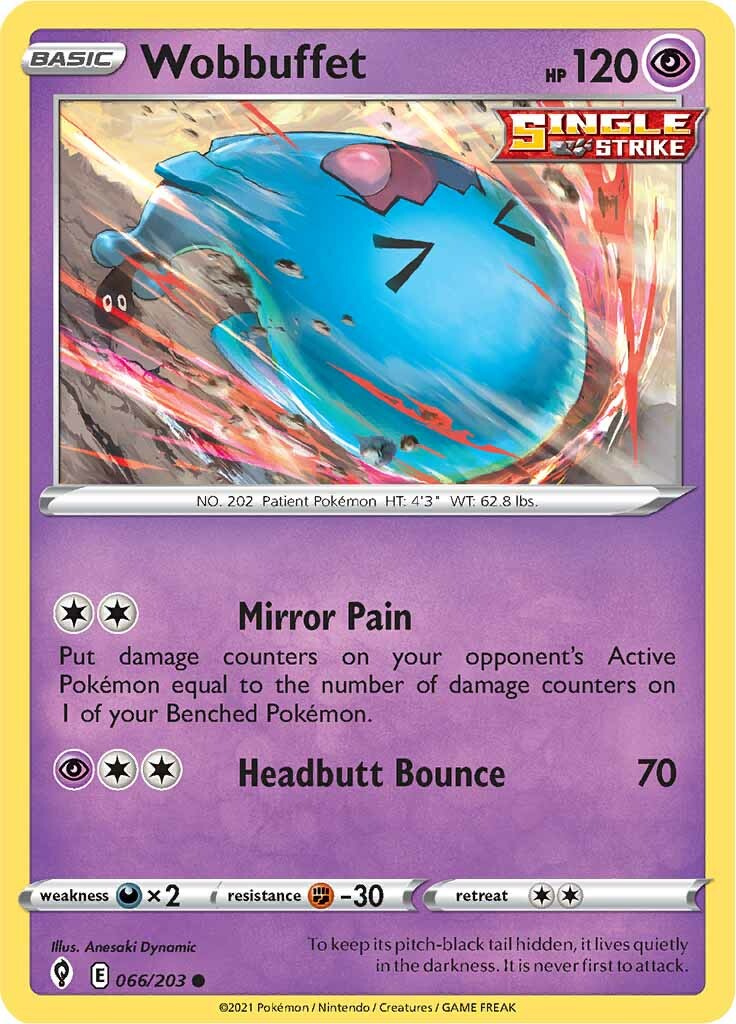 Wobbuffet (066/203) [Sword & Shield: Evolving Skies] | Play N Trade Winnipeg