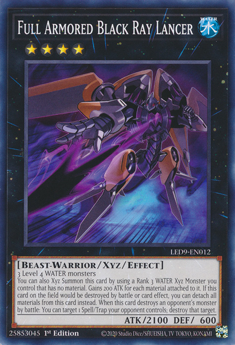 Full Armored Black Ray Lancer [LED9-EN012] Common | Play N Trade Winnipeg