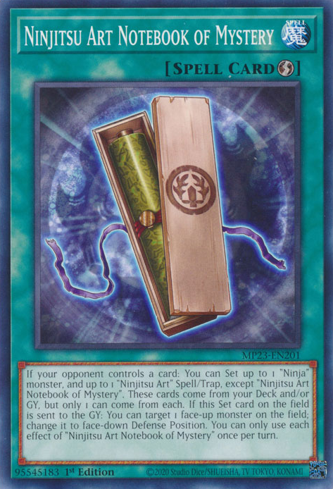 Ninjitsu Art Notebook of Mystery [MP23-EN201] Common | Play N Trade Winnipeg