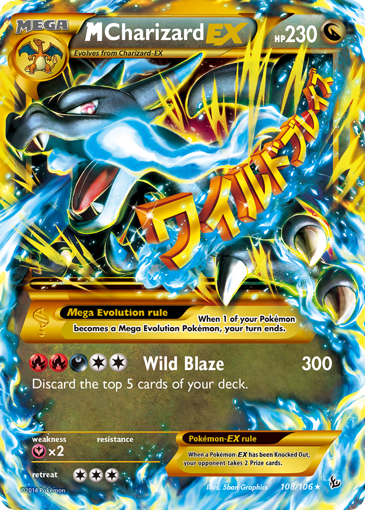 M Charizard EX (108/106) [XY: Flashfire] | Play N Trade Winnipeg