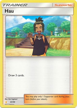 Hau (23/30) [Sun & Moon: Trainer Kit - Alolan Raichu] | Play N Trade Winnipeg