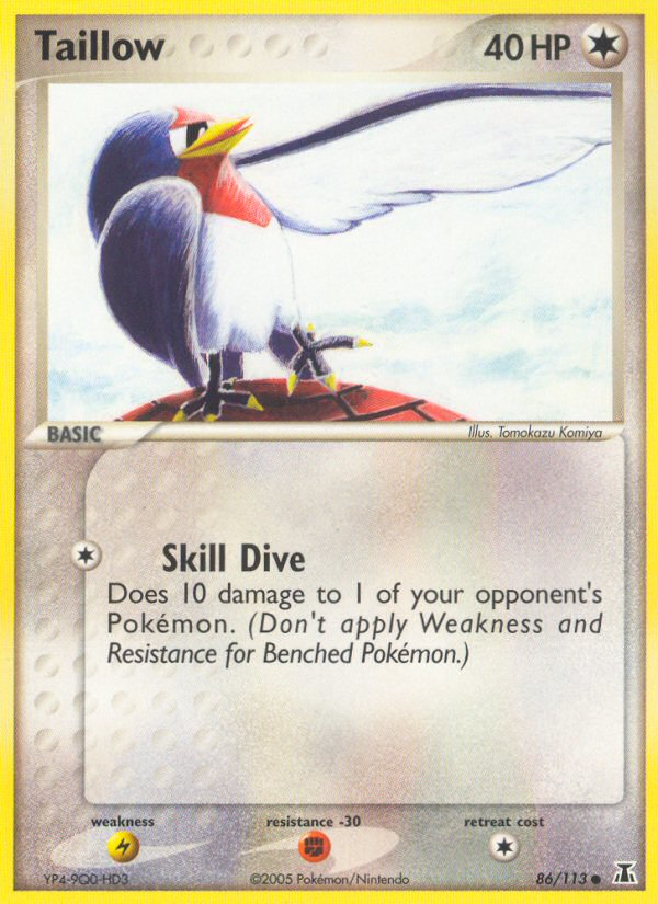 Taillow (86/113) [EX: Delta Species] | Play N Trade Winnipeg