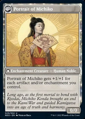 Michiko's Reign of Truth // Portrait of Michiko [Kamigawa: Neon Dynasty] | Play N Trade Winnipeg