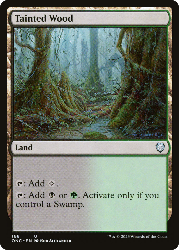 Tainted Wood [Phyrexia: All Will Be One Commander] | Play N Trade Winnipeg