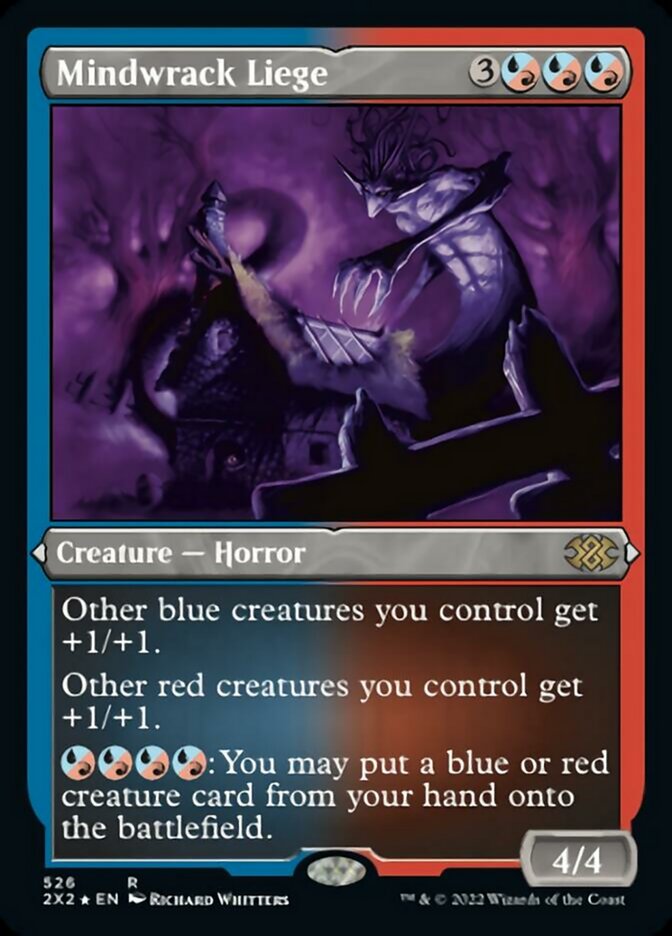 Mindwrack Liege (Foil Etched) [Double Masters 2022] | Play N Trade Winnipeg
