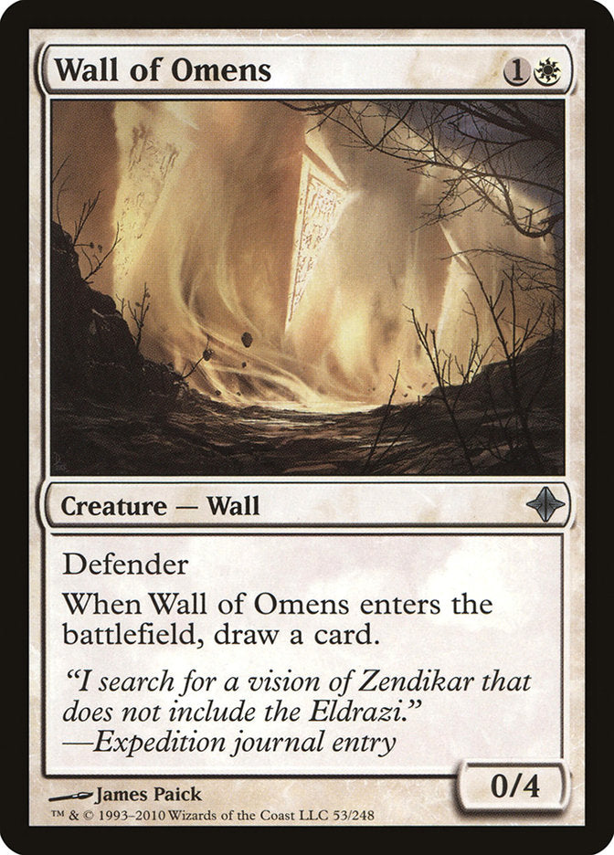 Wall of Omens [Rise of the Eldrazi] | Play N Trade Winnipeg