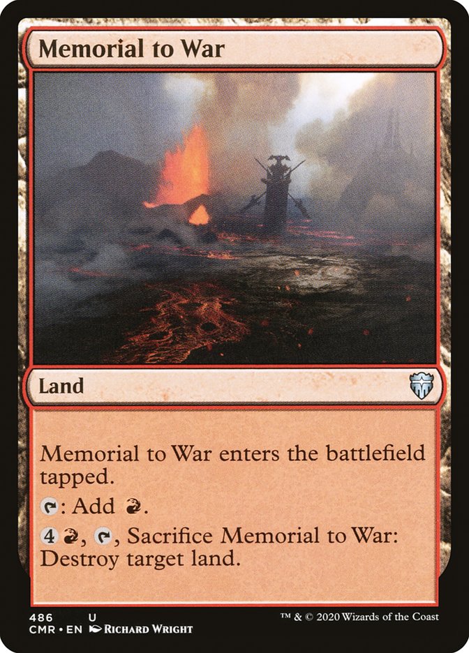 Memorial to War [Commander Legends] | Play N Trade Winnipeg