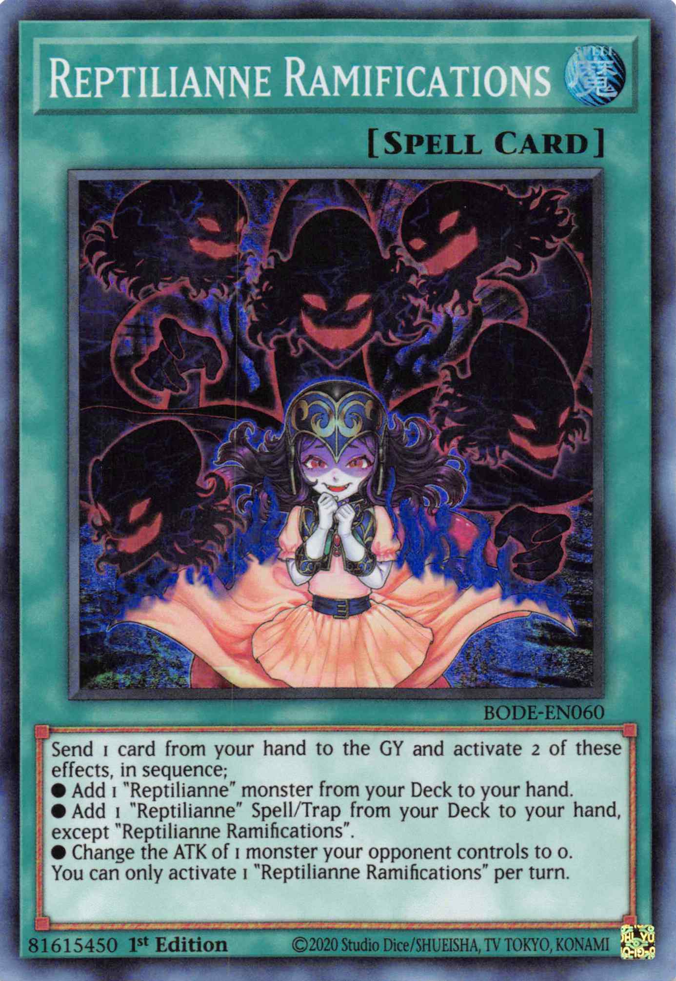 Reptilianne Ramifications [BODE-EN060] Super Rare | Play N Trade Winnipeg