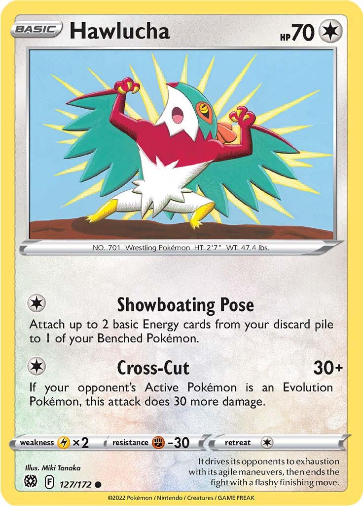 Hawlucha (127/172) [Sword & Shield: Brilliant Stars] | Play N Trade Winnipeg