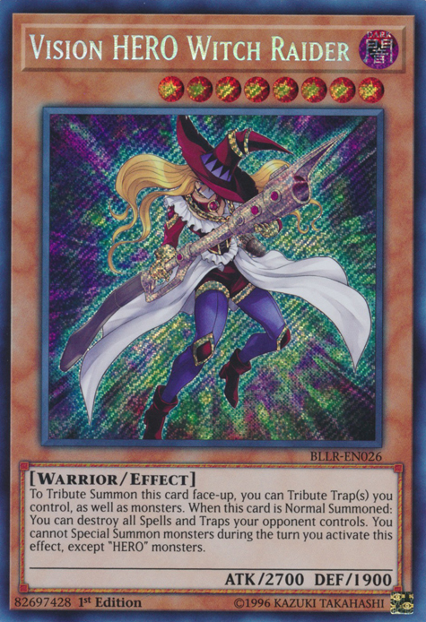 Vision Hero Witch Raider [BLLR-EN026] Secret Rare | Play N Trade Winnipeg