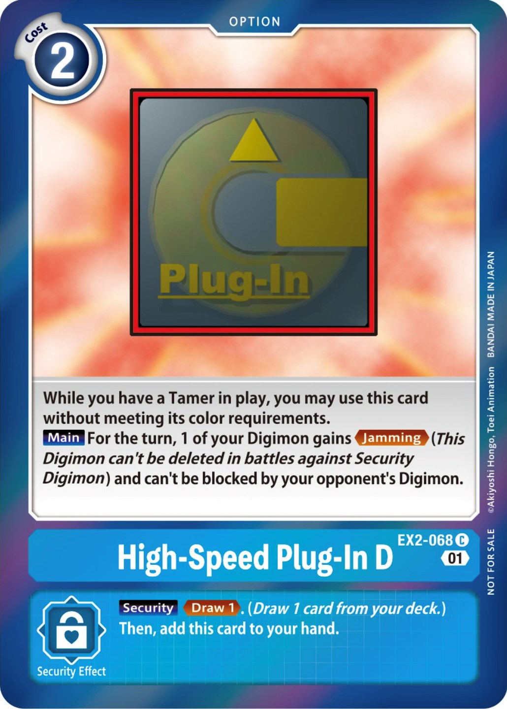 High-Speed Plug-In D [EX2-068] (Event Pack 4) [Digital Hazard Promos] | Play N Trade Winnipeg