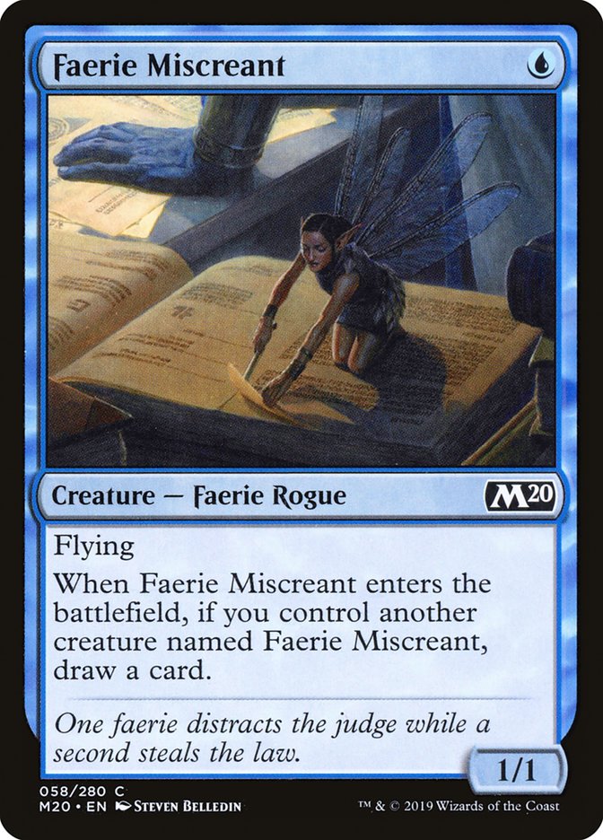 Faerie Miscreant [Core Set 2020] | Play N Trade Winnipeg