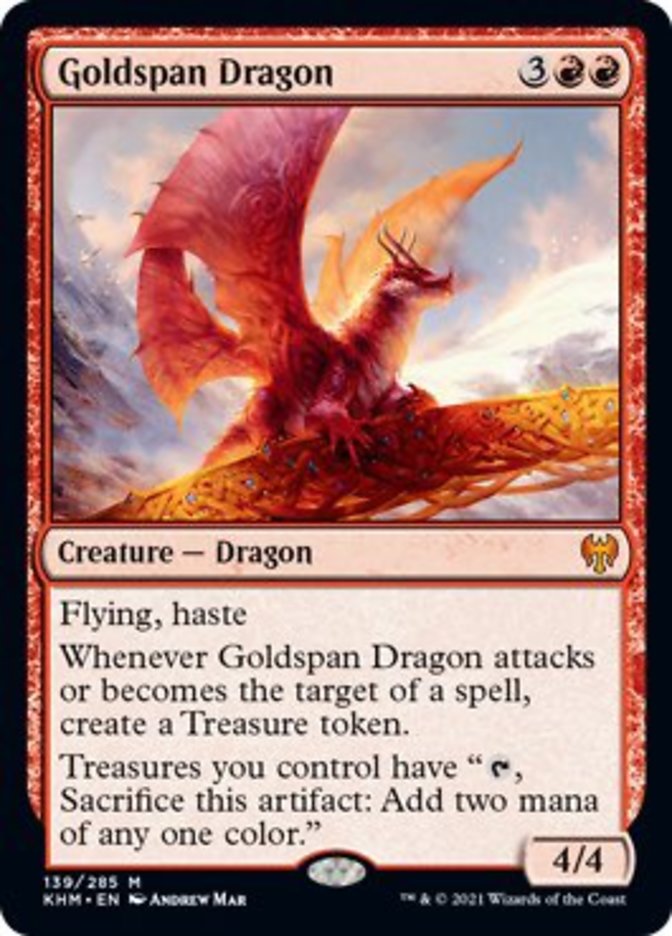 Goldspan Dragon [Kaldheim] | Play N Trade Winnipeg