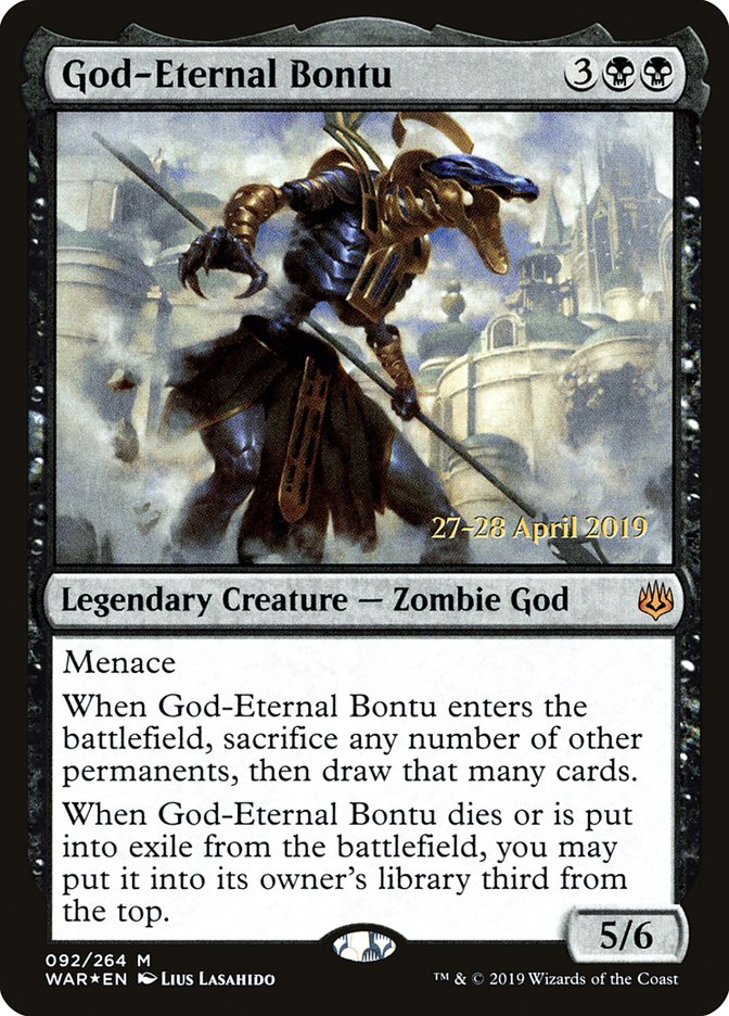 God-Eternal Bontu  [War of the Spark Prerelease Promos] | Play N Trade Winnipeg