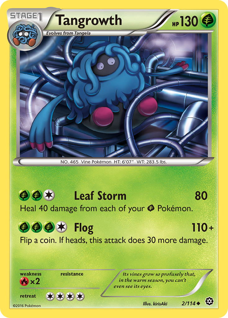 Tangrowth (2/114) [XY: Steam Siege] | Play N Trade Winnipeg