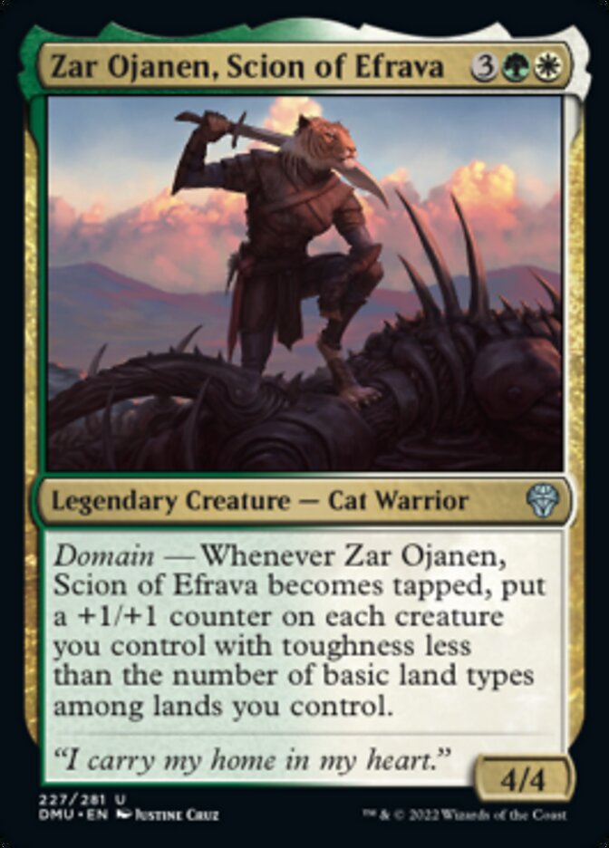 Zar Ojanen, Scion of Efrava [Dominaria United] | Play N Trade Winnipeg