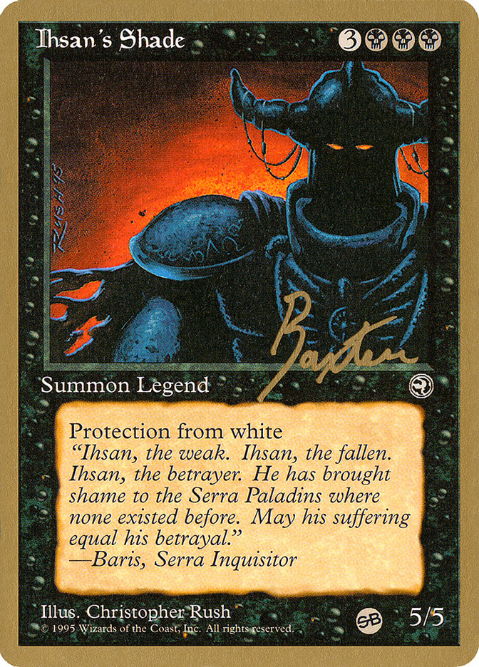 Ihsan's Shade (George Baxter) (SB) [Pro Tour Collector Set] | Play N Trade Winnipeg