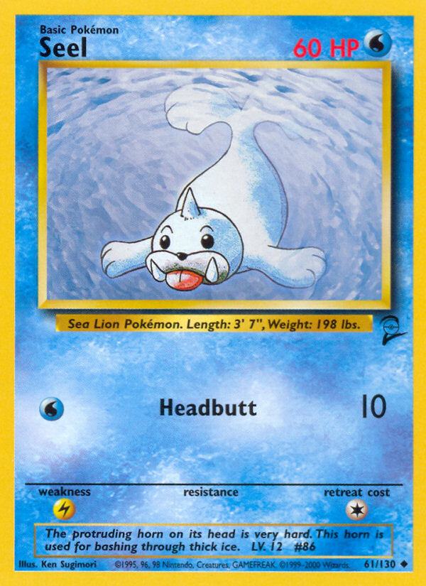 Seel (61/130) [Base Set 2] | Play N Trade Winnipeg