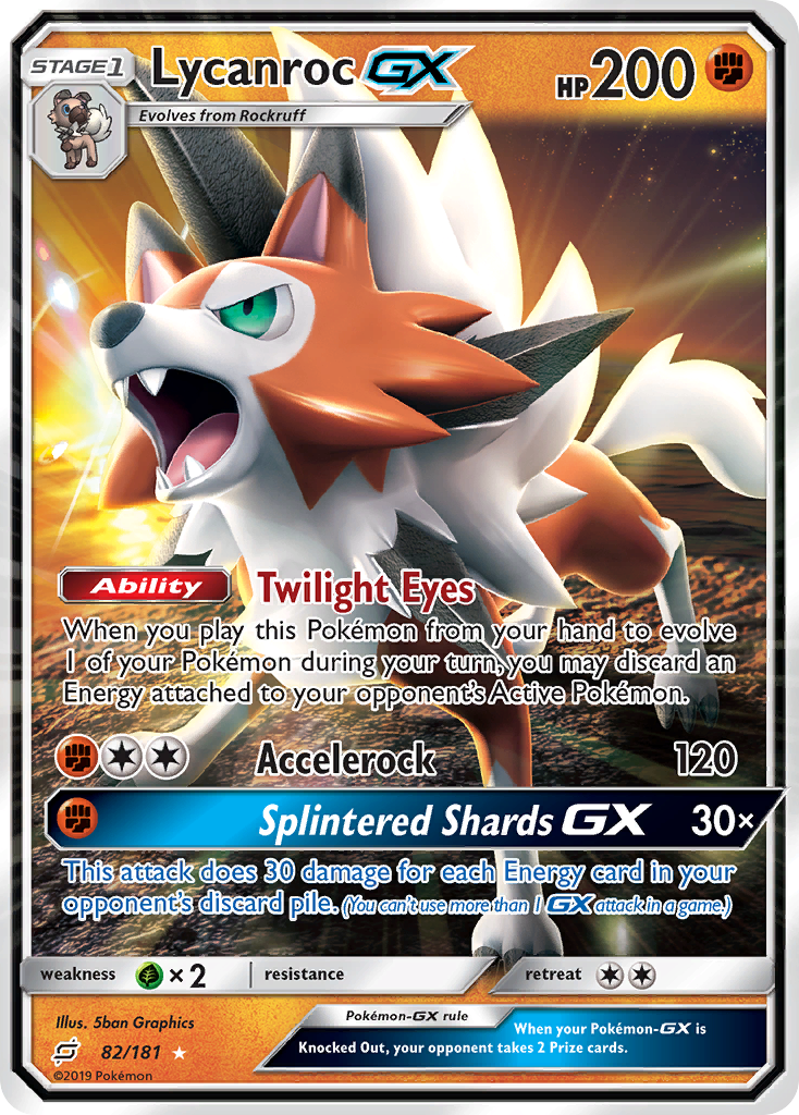 Lycanroc GX (82/181) [Sun & Moon: Team Up] | Play N Trade Winnipeg